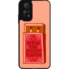 Coque Xiaomi Redmi Note 11 / 11S - Silicone rigide noir Saint Valentines Day 26 Perfect Match