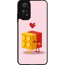 Coque Xiaomi Redmi Note 11 / 11S - Silicone rigide noir Saint Valentines Day 26 Puzzle