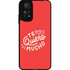 Xiaomi Redmi Note 11 / 11S Case Hülle - Silikon schwarz Saint Valentines Day 26 Te quiero mucho