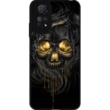 Coque Xiaomi Redmi Note 11 / 11S - Silicone rigide noir Skull 02