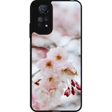 Coque Xiaomi Redmi Note 11 / 11S - Silicone rigide noir Cherry tree Spring 2026