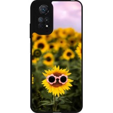 Xiaomi Redmi Note 11 / 11S Case Hülle - Silikon schwarz Sunflower with glasses Spring 2026