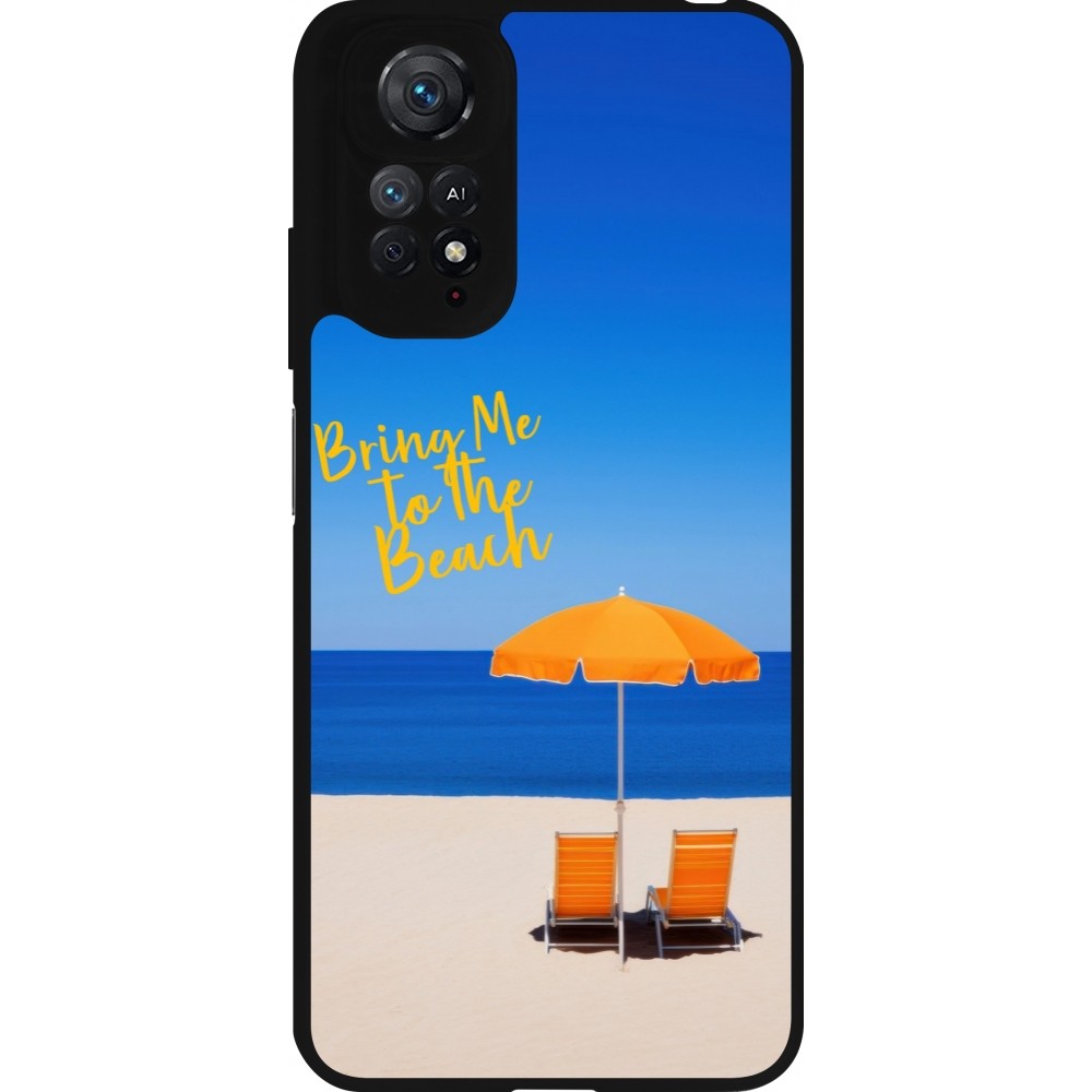Xiaomi Redmi Note 11 / 11S Case Hülle - Silikon schwarz Summer 2025 Bring me to the beach