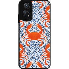 Coque Xiaomi Redmi Note 11 / 11S - Silicone rigide noir Crabs and pearls Summer 2026