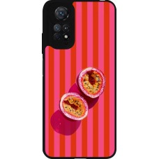 Coque Xiaomi Redmi Note 11 / 11S - Silicone rigide noir Passion fruit Summer 2026