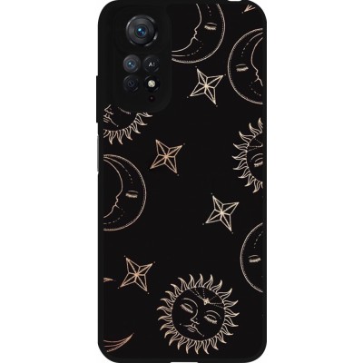 Coque Xiaomi Redmi Note 11 / 11S - Silicone rigide noir Suns and Moons