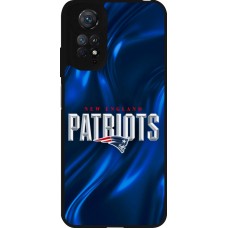 Coque Xiaomi Redmi Note 11 / 11S - Silicone rigide noir Super Bowl 26 Patriots 2