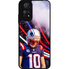 Coque Xiaomi Redmi Note 11 / 11S - Silicone rigide noir Super Bowl 26 Patriots 3