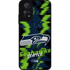 Coque Xiaomi Redmi Note 11 / 11S - Silicone rigide noir Super Bowl 26 Seattle 2