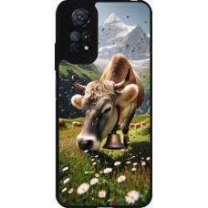 Xiaomi Redmi Note 11 / 11S Case Hülle - Silikon schwarz Kuh Berg Wallis