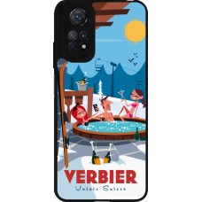 Coque Xiaomi Redmi Note 11 / 11S - Silicone rigide noir Verbier Mountain Jacuzzi