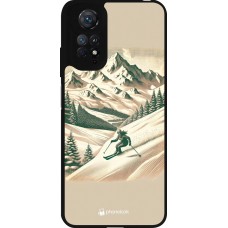 Xiaomi Redmi Note 11 / 11S Case Hülle - Silikon schwarz Vintage Skiberg