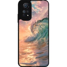 Coque Xiaomi Redmi Note 11 / 11S - Silicone rigide noir Wave Sunset