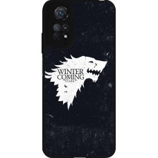 Xiaomi Redmi Note 11 / 11S Case Hülle - Silikon schwarz Winter is coming Stark