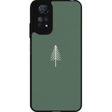 Coque Xiaomi Redmi Note 11 / 11S - Silicone rigide noir Christmas 22 minimalist tree
