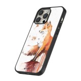 Coque iPhone 12 / 12 Pro - Silicone rigide noir Autumn 21 Fox