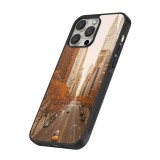 iPhone 12 / 12 Pro Case Hülle - Silikon schwarz Autumn 2024 New York city