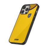 Coque iPhone 12 / 12 Pro - Silicone rigide noir Maillot de football Equateur 2022