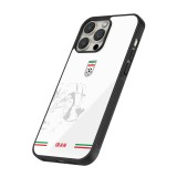 iPhone 12 / 12 Pro Case Hülle - Silikon schwarz Iran 2026 personalisierbares Fussballtrikot