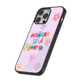 iPhone 12 / 12 Pro Case Hülle - Silikon schwarz Karol G Manana sera bonito