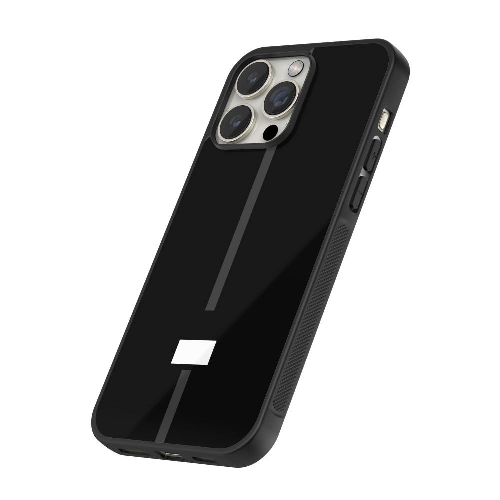 Coque iPhone 12 Pro Max - Silicone rigide noir Canton FR noir