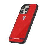 iPhone 12 Pro Max Case Hülle - Silikon schwarz Panama 2026 personalisierbares Fussballtrikot