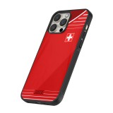 Coque iPhone 12 Pro Max - Silicone rigide noir Football shirt Switzerland 2022