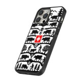 Coque iPhone 12 Pro Max - Silicone rigide noir Poya Suisse 3