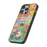 iPhone 12 Pro Max Case Hülle - Silikon schwarz Thats beacause of