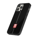 Coque iPhone 13 Pro Max - Silicone rigide noir Canton NW noir