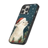 iPhone 13 Pro Max Case Hülle - Silikon schwarz Christmas 25 Bear