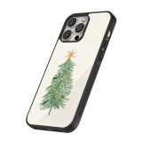 Coque iPhone 13 Pro Max - Silicone rigide noir Christmas 25 Sketch Tree