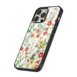 Coque iPhone 13 Pro Max - Silicone rigide noir Flora Botanical Wildlife
