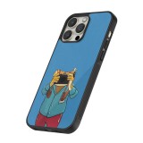 Coque iPhone 13 Pro Max - Silicone rigide noir Frog with camera DTMF