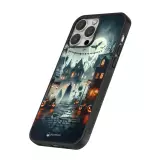 Coque iPhone 13 Pro Max - Silicone rigide noir Halloween Spookville
