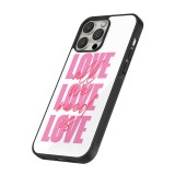 Coque iPhone 13 Pro Max - Silicone rigide noir Saint Valentines Day 26 Love all we need is