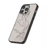 Coque iPhone 13 Pro Max - Silicone rigide noir Salnikova 05