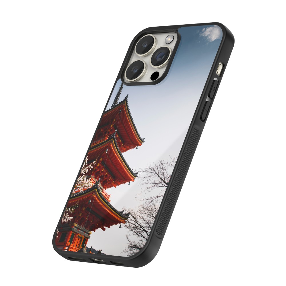 iPhone 13 Pro Max Case Hülle - Silikon schwarz Spring 23 Japan