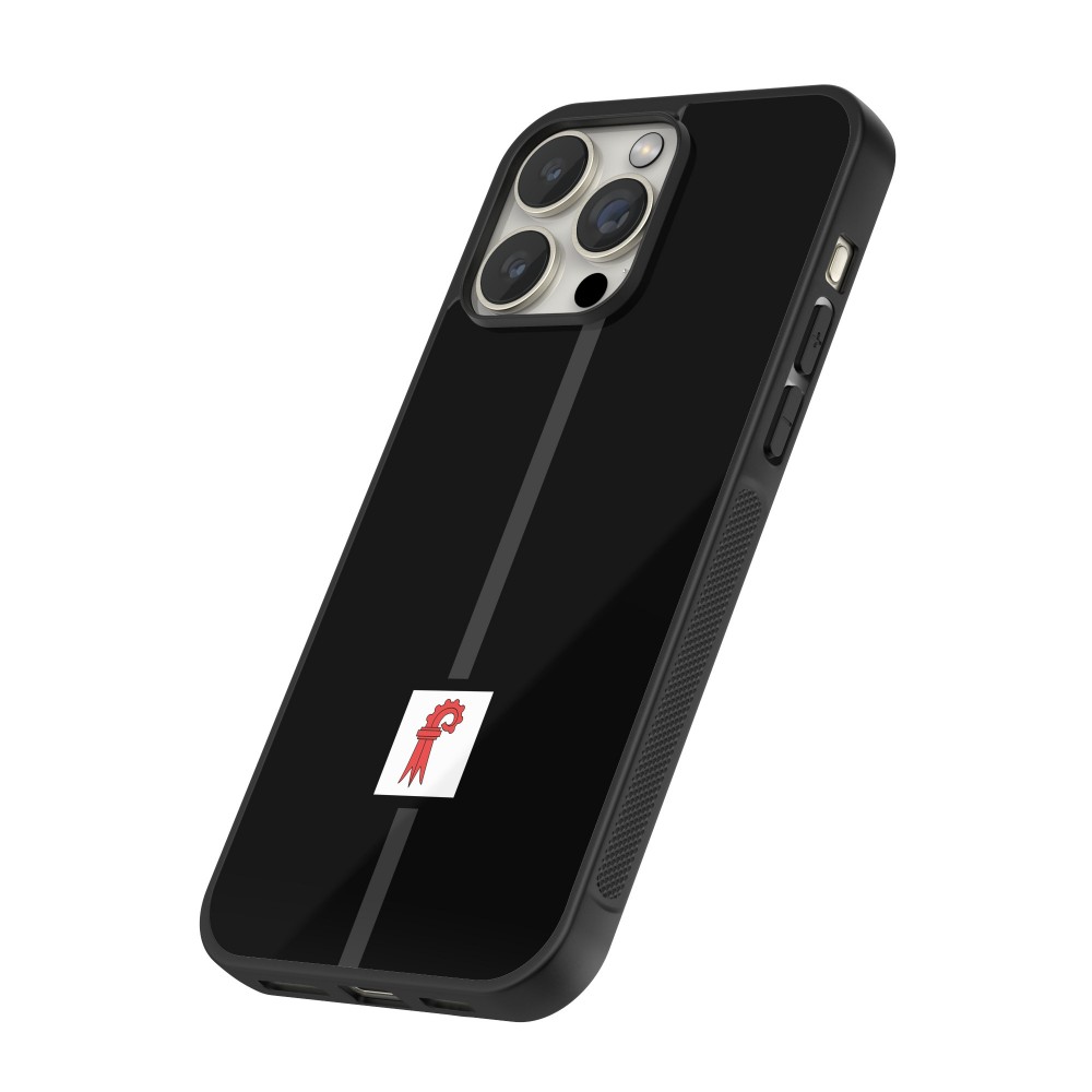 iPhone 13 Pro Case Hülle - Silikon schwarz Kanton BL schwarz