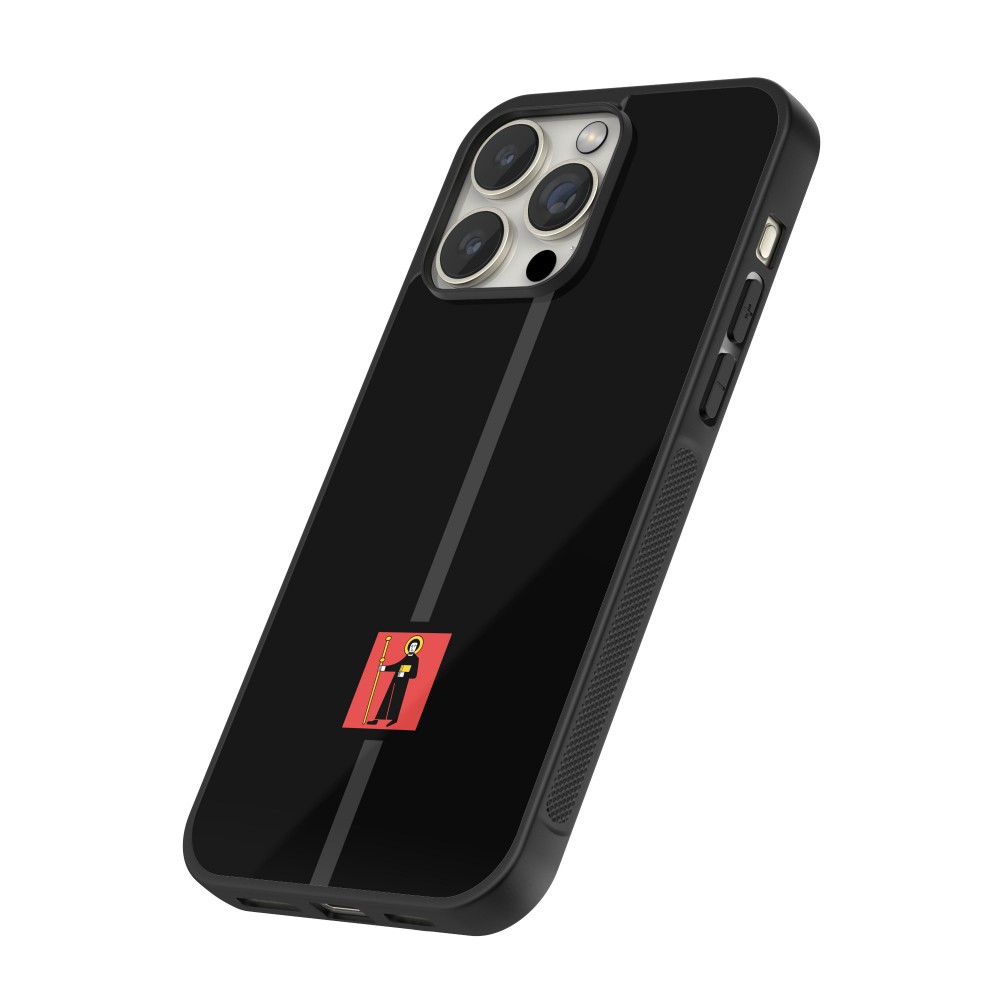 Coque iPhone 13 Pro - Silicone rigide noir Canton GL noir