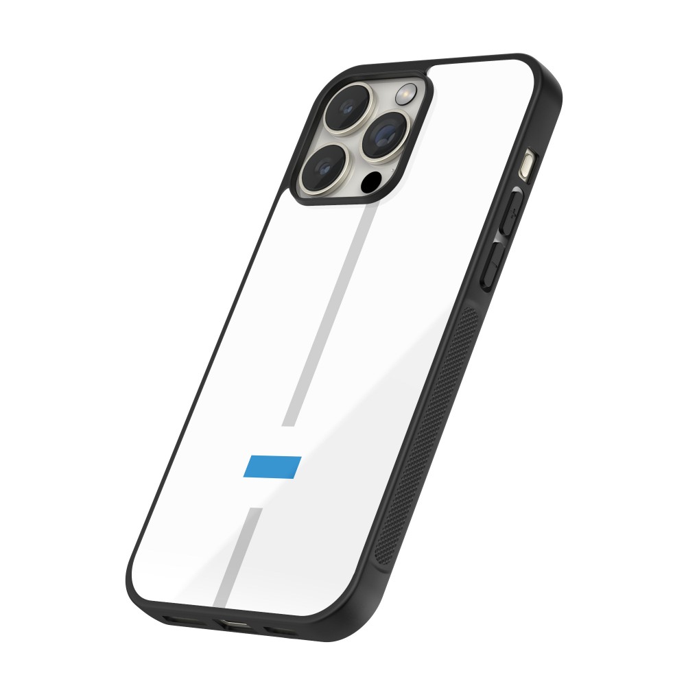 Coque iPhone 13 Pro - Silicone rigide noir Canton ZG blanc
