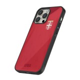 Coque iPhone 13 Pro - Silicone rigide noir Maillot de football Serbie 2022 personnalisable