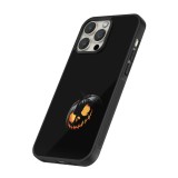 iPhone 13 Pro Case Hülle - Silikon schwarz Halloween 2023 discreet pumpkin