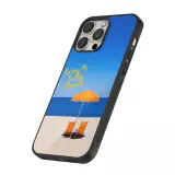 Coque iPhone 13 Pro - Silicone rigide noir Summer 2025 Bring me to the beach