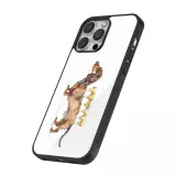Coque iPhone 13 Pro - Silicone rigide noir Wine Teckel