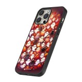 Coque iPhone 14 Pro Max - Silicone rigide noir Fantômes automne mignons