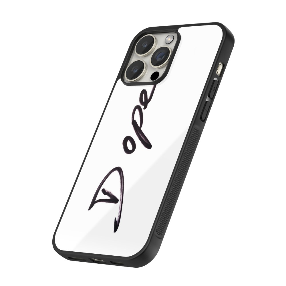 iPhone 14 Pro Max Case Hülle - Silikon schwarz Dope