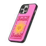 Coque iPhone 14 Pro Max - Silicone rigide noir Sun sun 2026