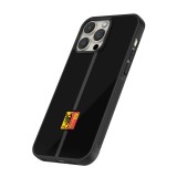 Coque iPhone 14 Pro - Silicone rigide noir Canton GE noir