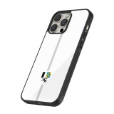 Coque iPhone 14 Pro - Silicone rigide noir Canton GR blanc